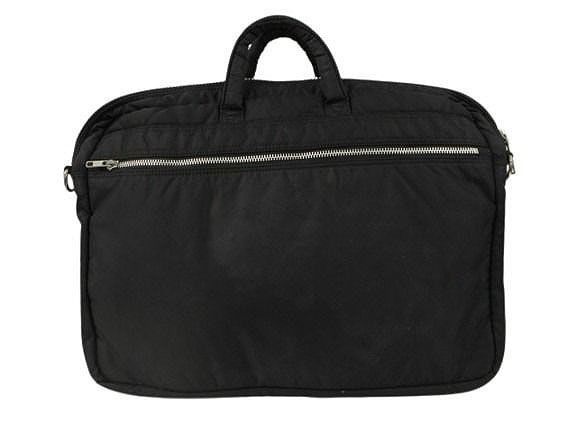 Authentic 【Porter】Buzz Rickson’s Gibson Briefcase Black Leather 30cm Damage