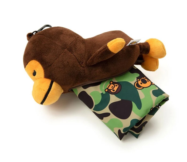 *A BATHNIG APE BABY MILO STORE BABY MILO PLUSH DOLL RECYCLE TOTE BAG AM20189335
