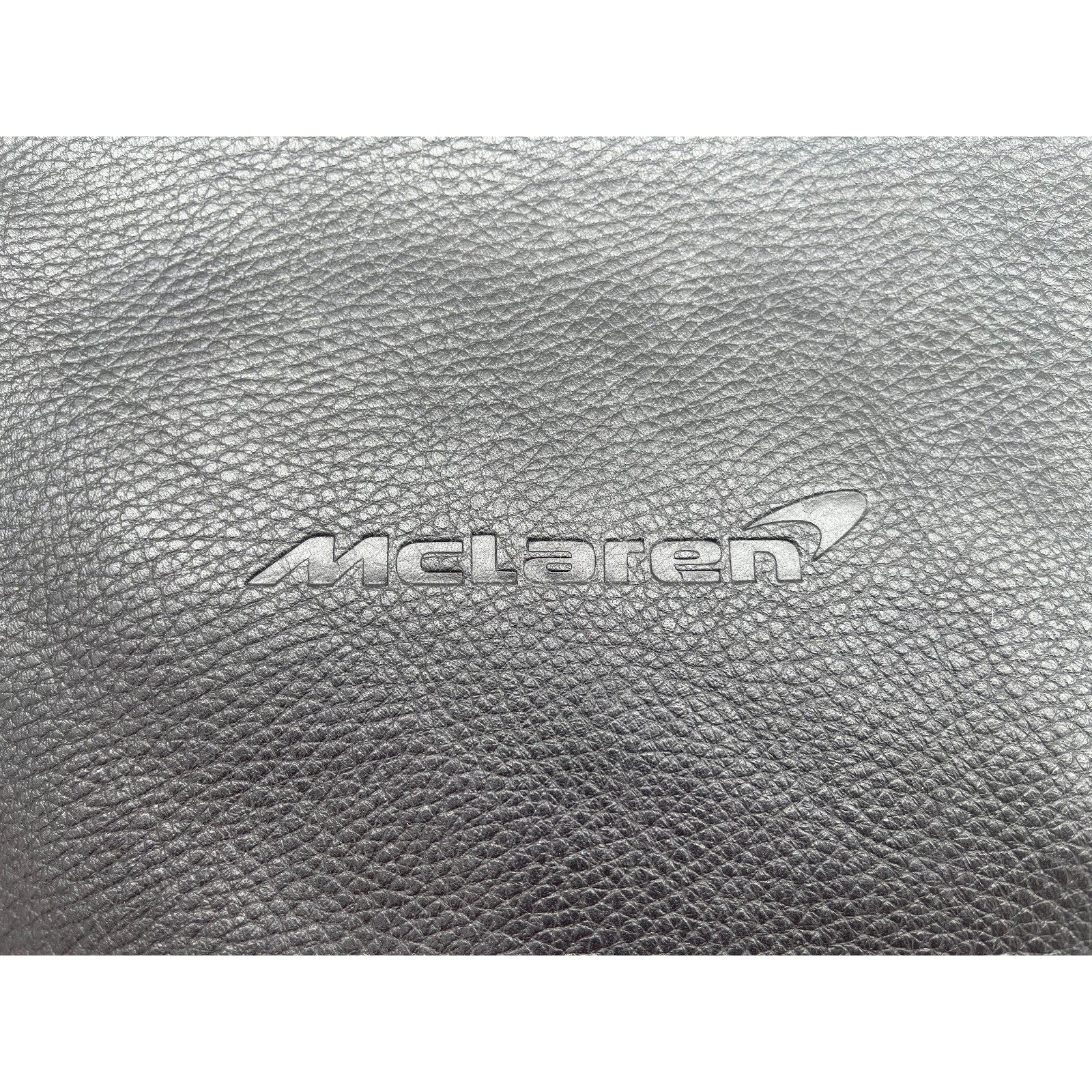 McLaren Leather Bag Pouch Ghurka Zipper Pouch Case Premium Accessory Black