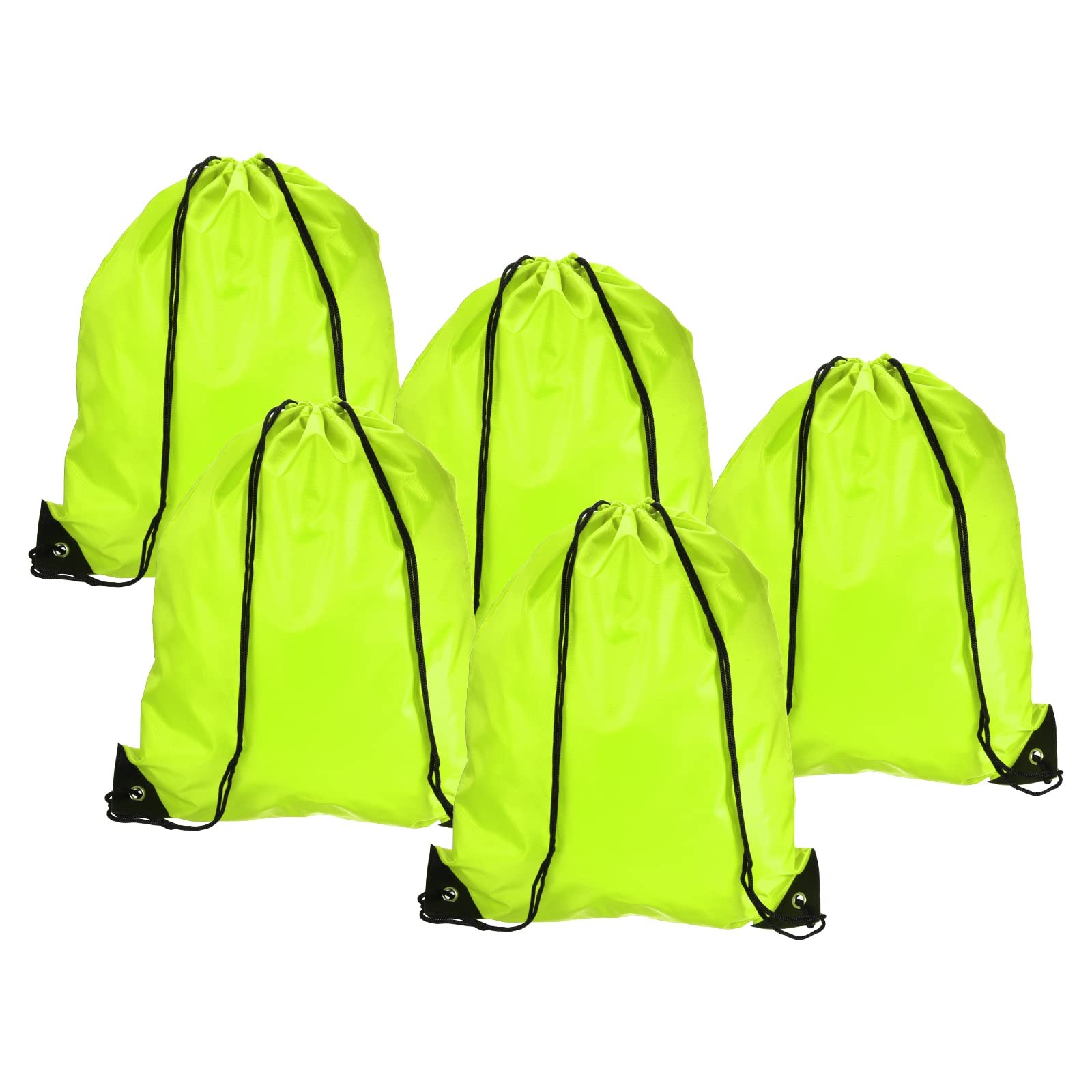 42x34cm Nylon Drawstring Bag, 10 Pack Storage Bulk Cinch Backpack Sack for Gy…