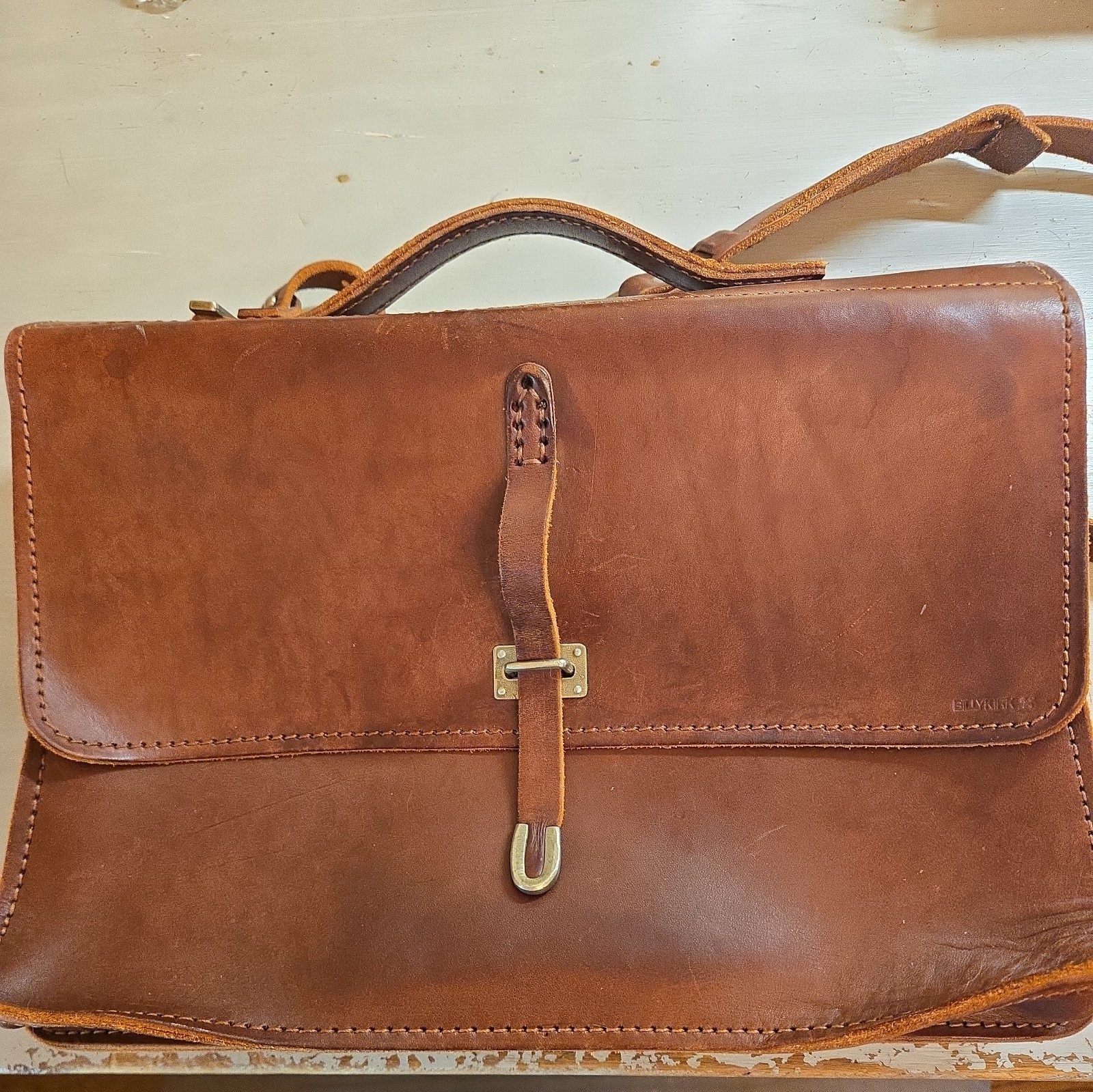 BillyKirk 236 Brown Satchel Schoolboy