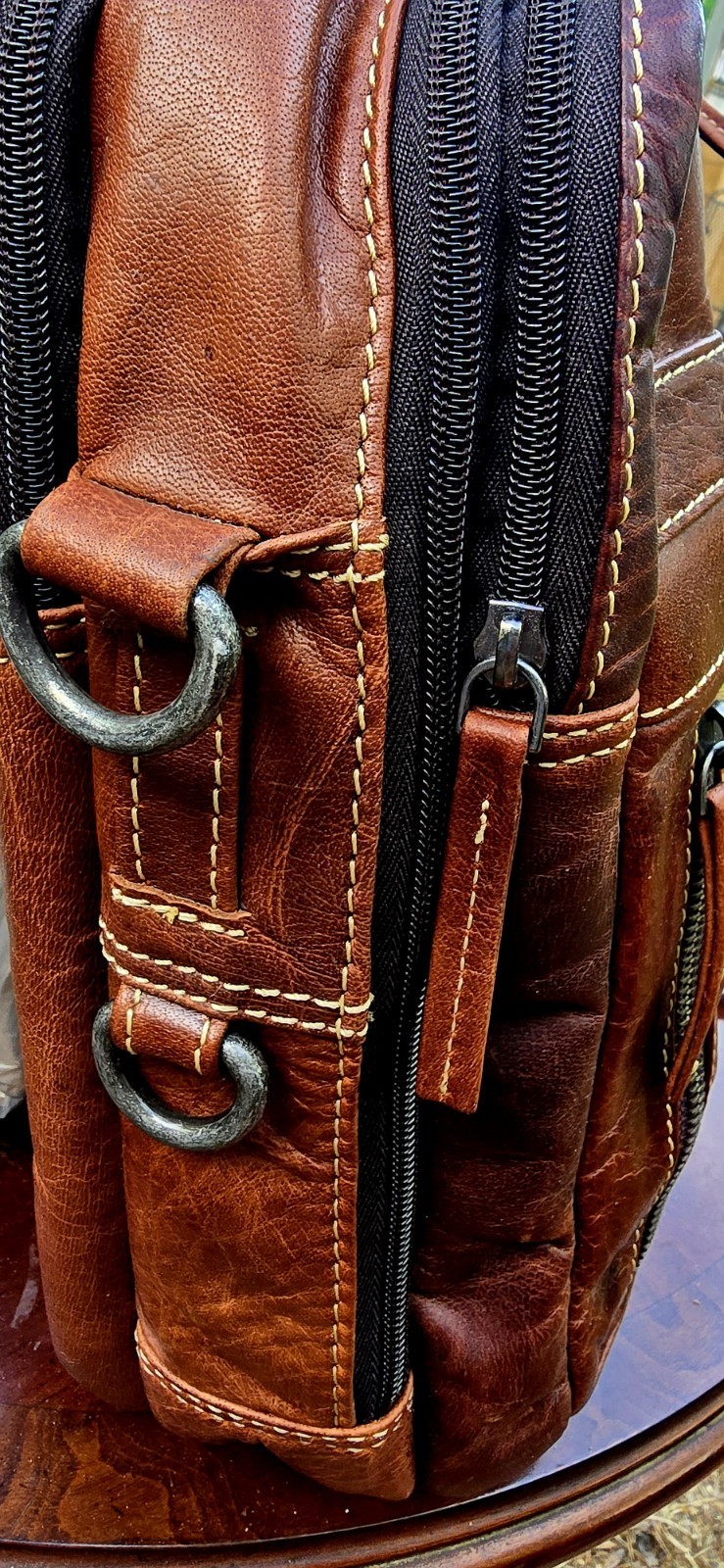 Alpenleder Genuine LEATHER Bag Germany Messenger-Laptop-Business