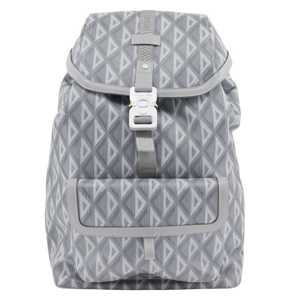 Dior HIT THE ROAD Backpack Daypack 1ESBA021CDP Backpack gray PVC mens