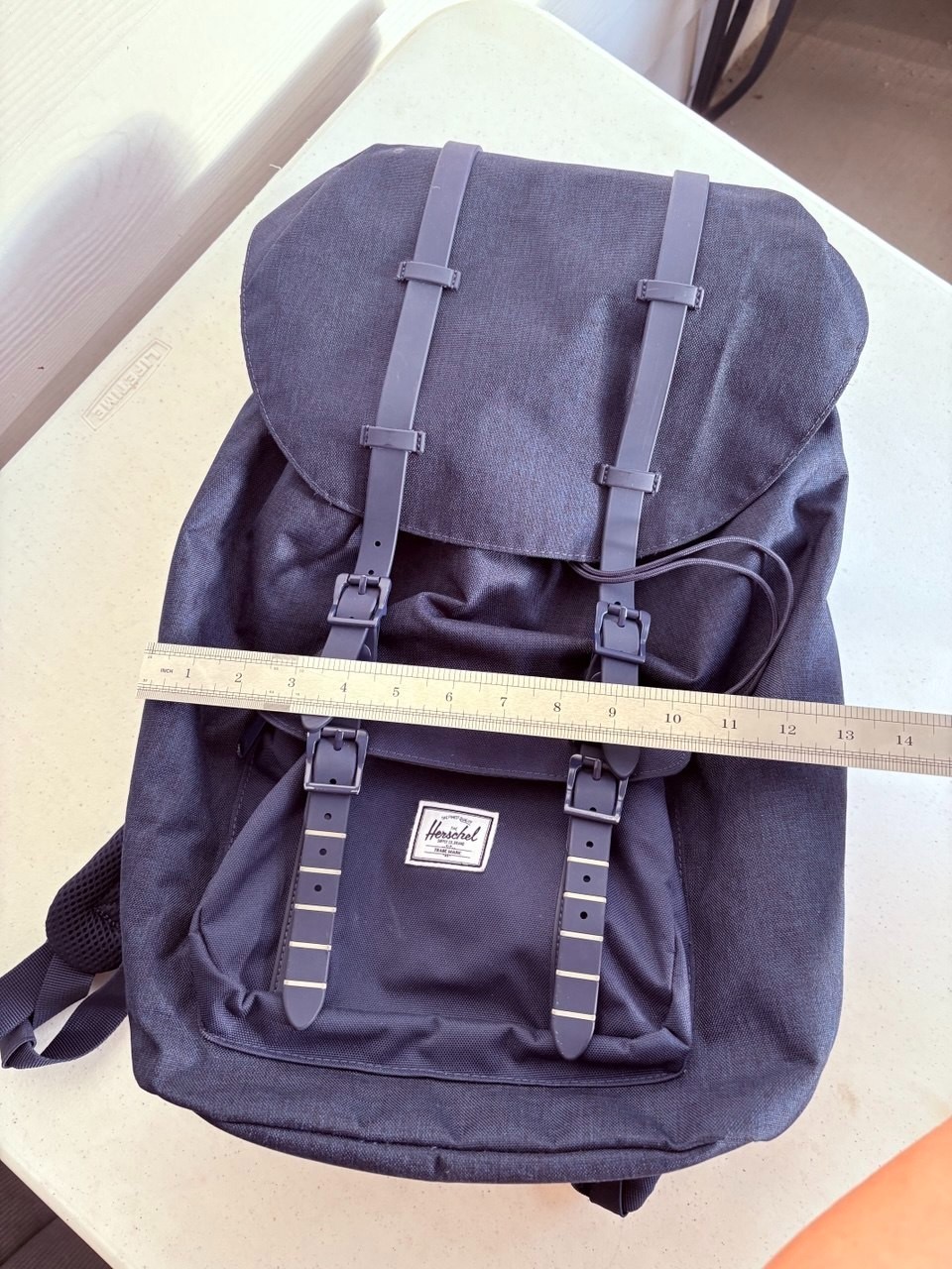 Herschel Little America Backpack Navy Blue Laptop Travel School Bag NWT