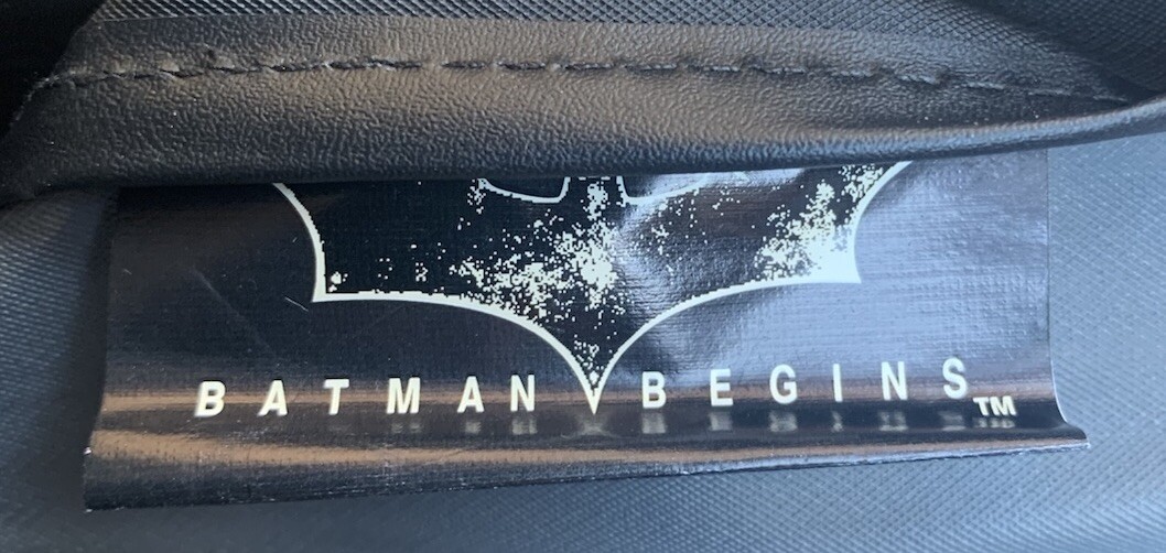 Vintage 2000’ Batman Begins Backpack Rare DC Comics Excellent Condition (SEC I)