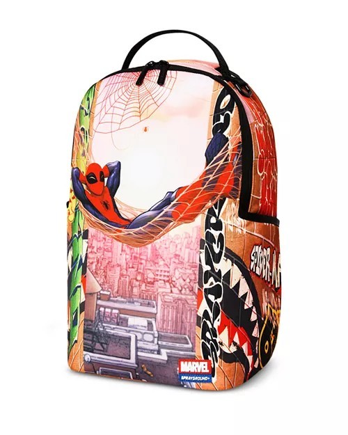 🔥🔥 Sprayground Spiderman Web Hammock Backpack Bookbag Large School Bag