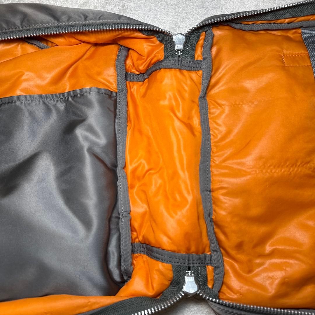 94 Excellent Condition Model Porter Tanker Business Bag 3way Gray 2 Layers