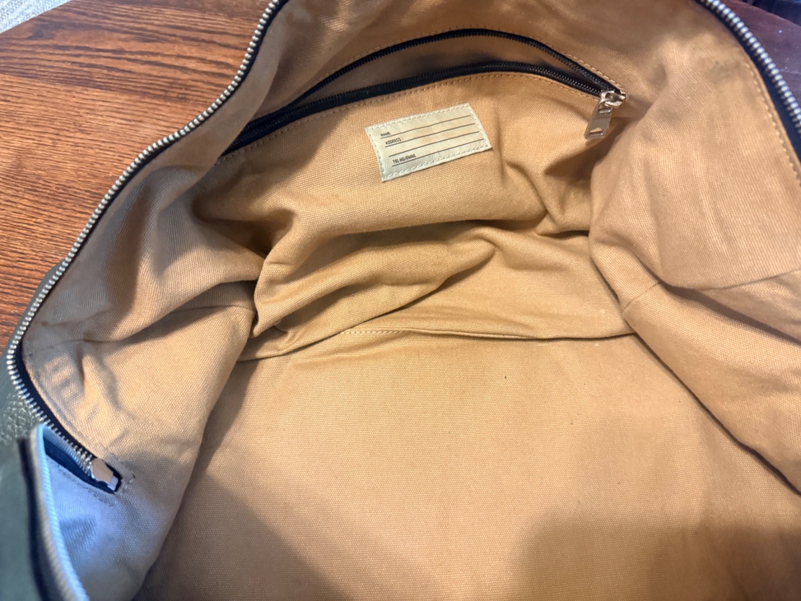 Rare Jack Spade Green Duffle Bag