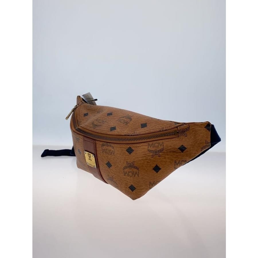 MCM Visetos Waist Bag Leather Brown Camel All-over Pattern Authentic Germany