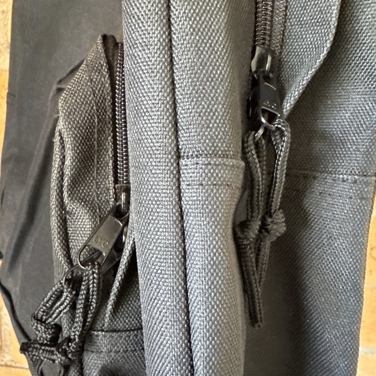 Black Backpack Zip Closure Padded Adjustable Straps Unisex Travel Casual
