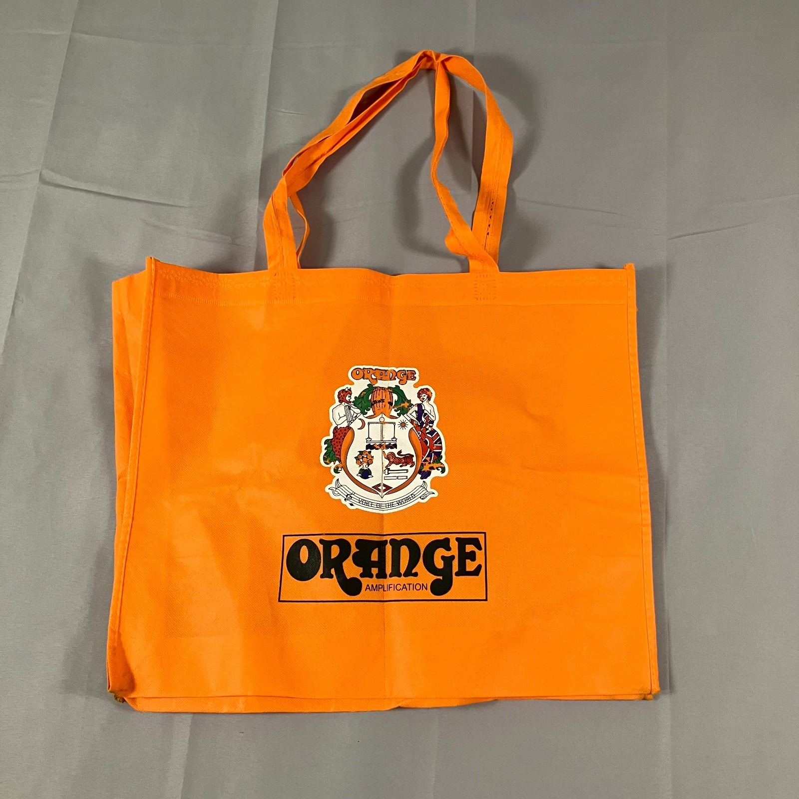 Orange Amplification Tote Bag 17×15 Logo Music Promo Slight Marks See Photos