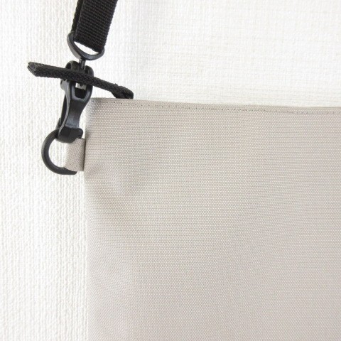 MUJI Shoulder Bag Greige Polyester Men’s Women’s Vintage Excellent Condition