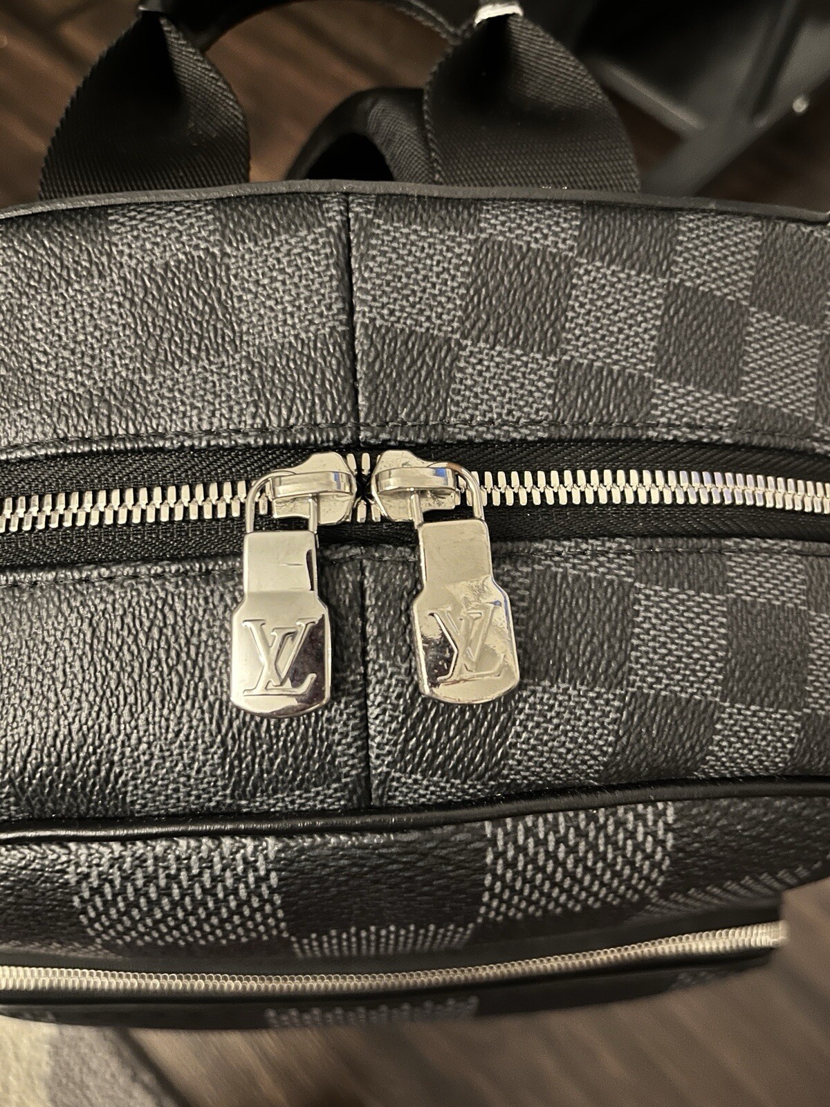 Louis Vuitton Campus Backpack Limited Edition Damier Graphite 3D Black N50009