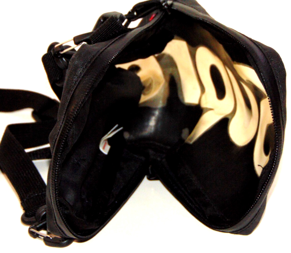 Supreme Shoulder Bag SS21 Black Translucent Logo Cordura Crossbody Authentic