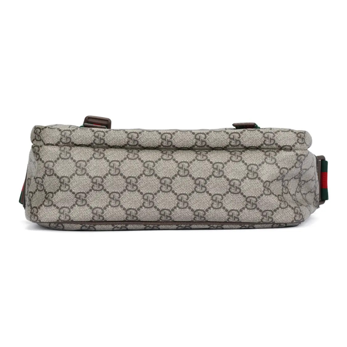 Gucci Adjustable Shoulder Strap Zipper Opening Crossbody Bag Men’s 10.6x4x7.8 in