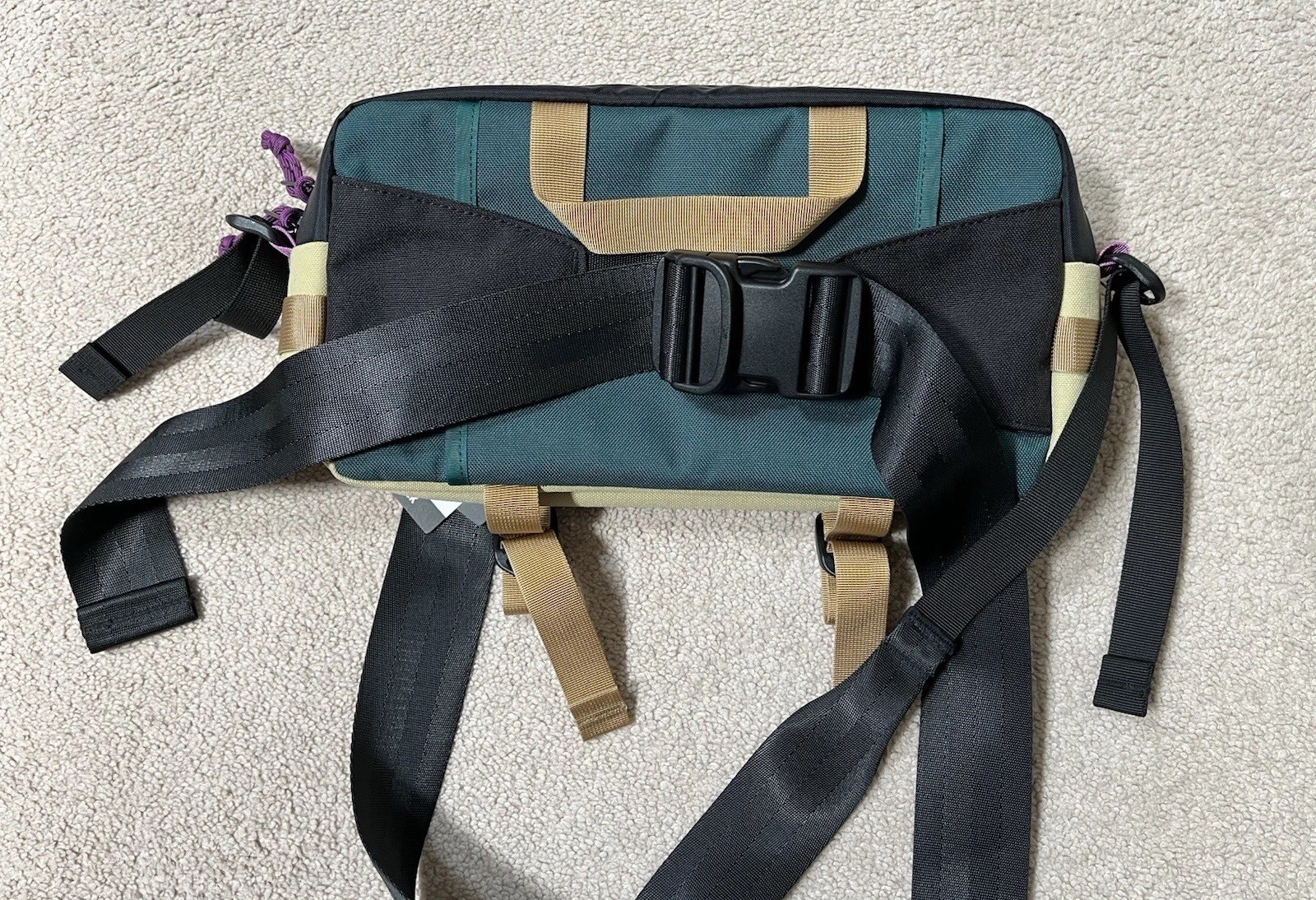 Topo Designs Quick Pack Shoulder & Waist Bag 7L Hemp Botanic Green NEW TAGS