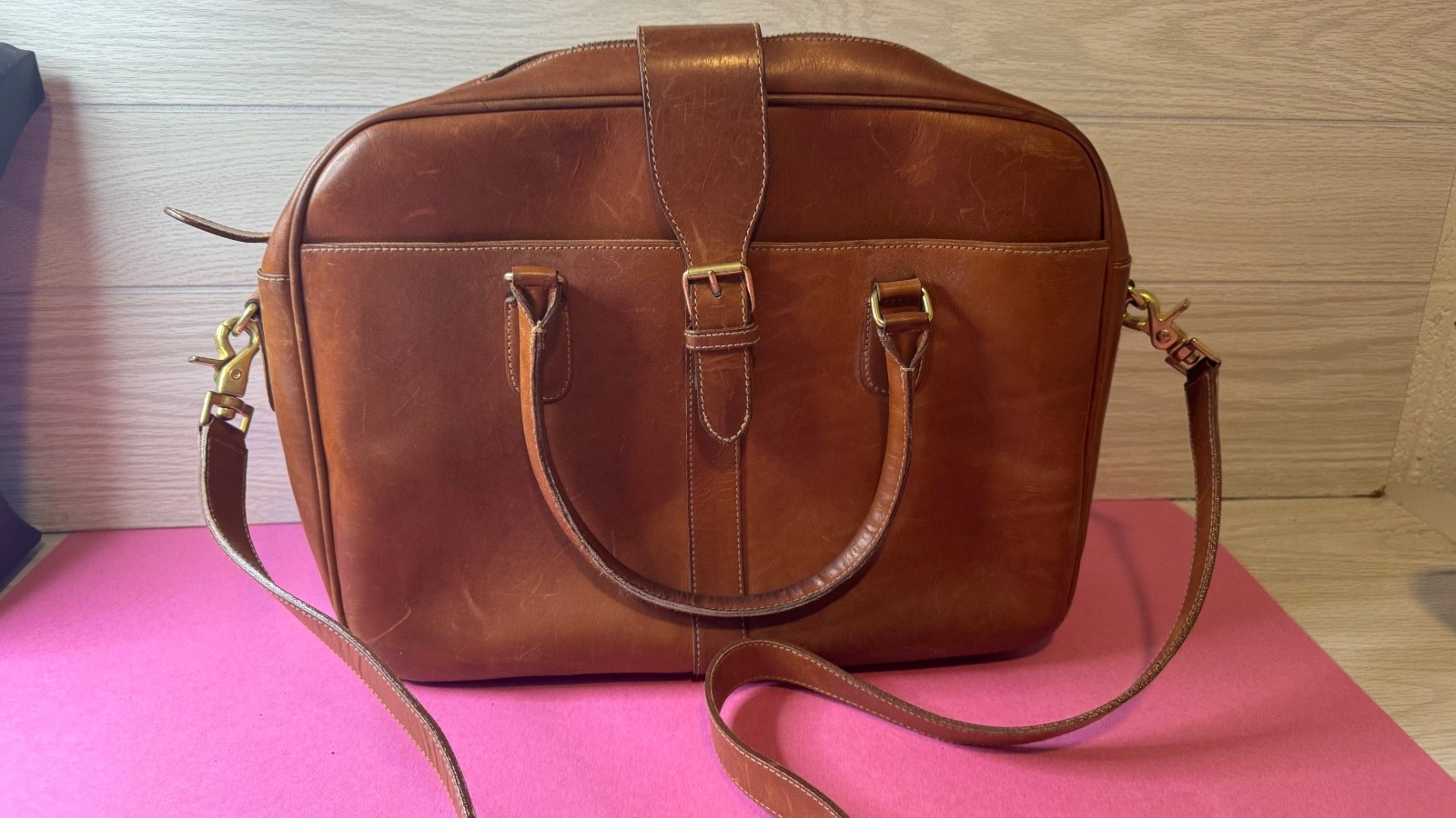 Green Fields attaché bag briefcase