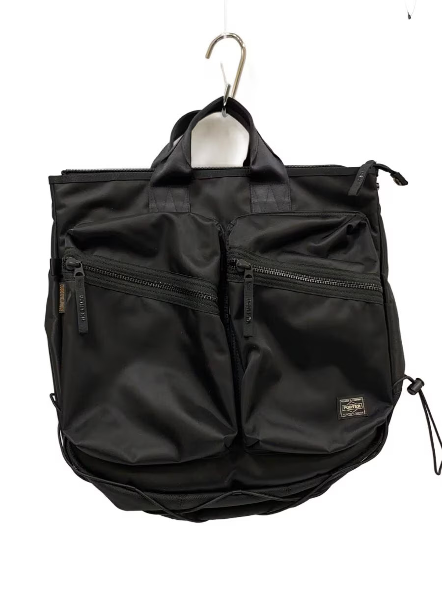 PORTER THINGS 2WAY HELMETBAG Nylon BLK Solid 382 17923