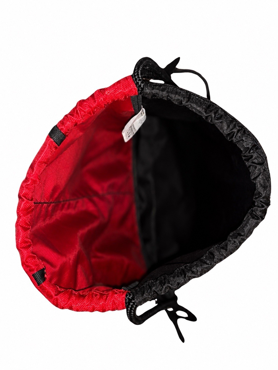 adidas Alliance II Large 20L Drawstring Gym Bag Zip Pocket Red Black White