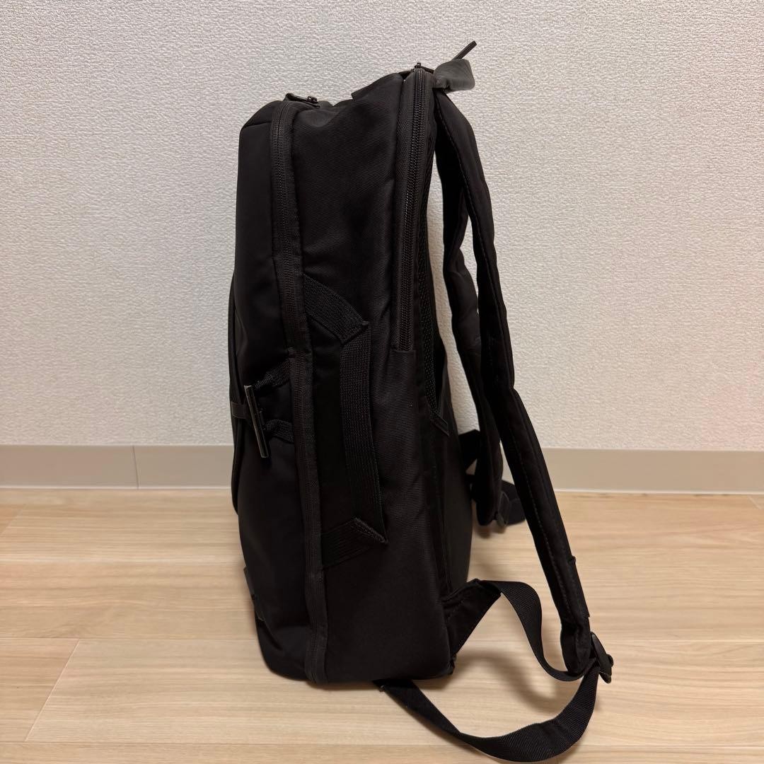TUMI Backpack Black Ballistic Nylon with Rain Cover Large Capacity