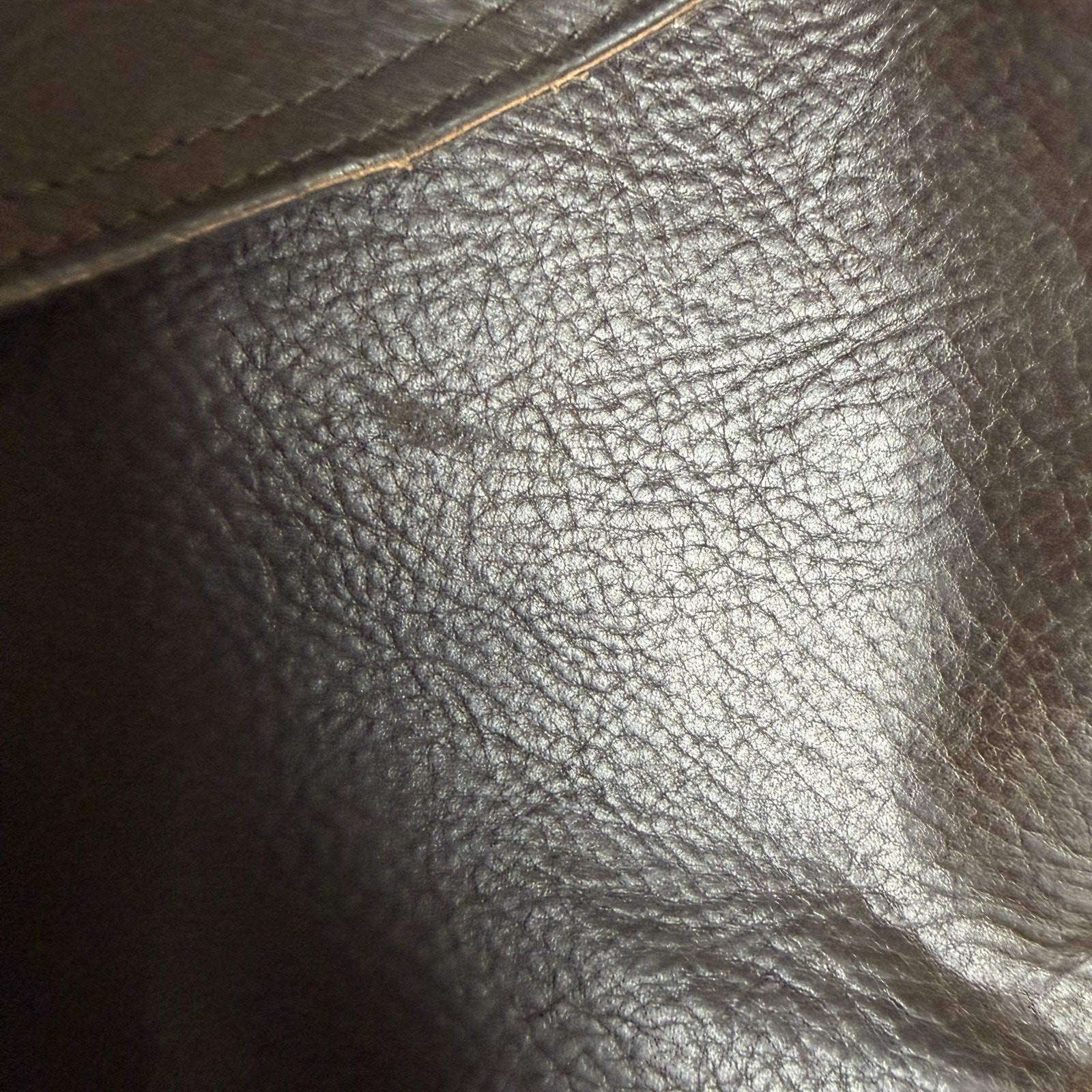 Mulberry Scotchgrain Leather Chocolate Brown Briefcase Document Case with Strap