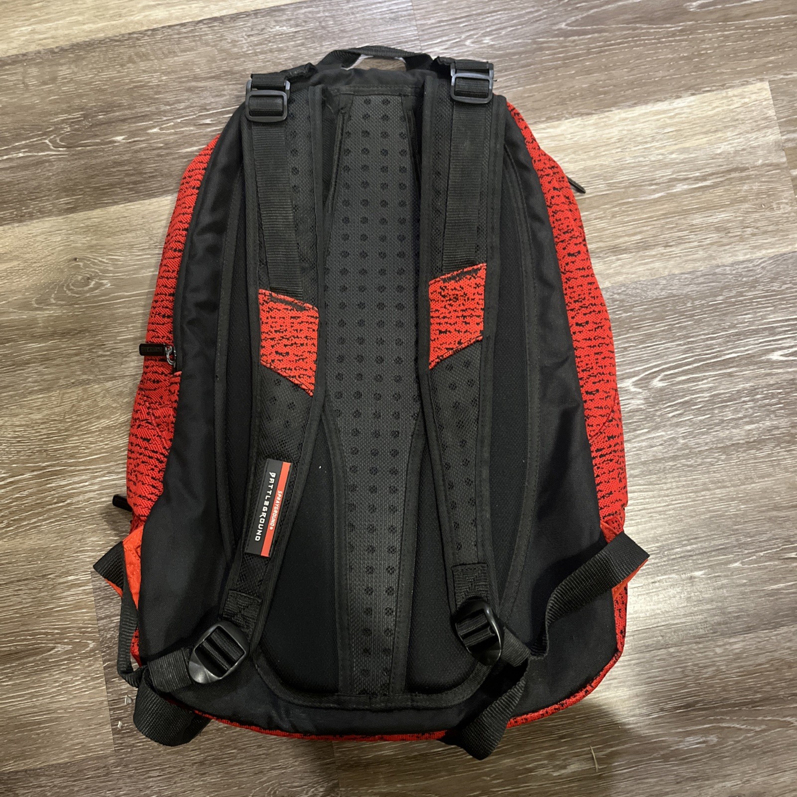 Red Knit Sprayground Backpack. Lightly Used