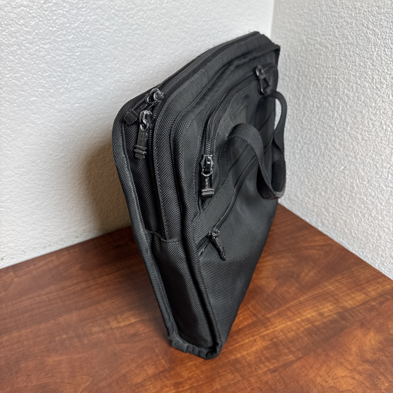 Tumi Alpha Slim Large Screen Laptop Briefcase Ballistic