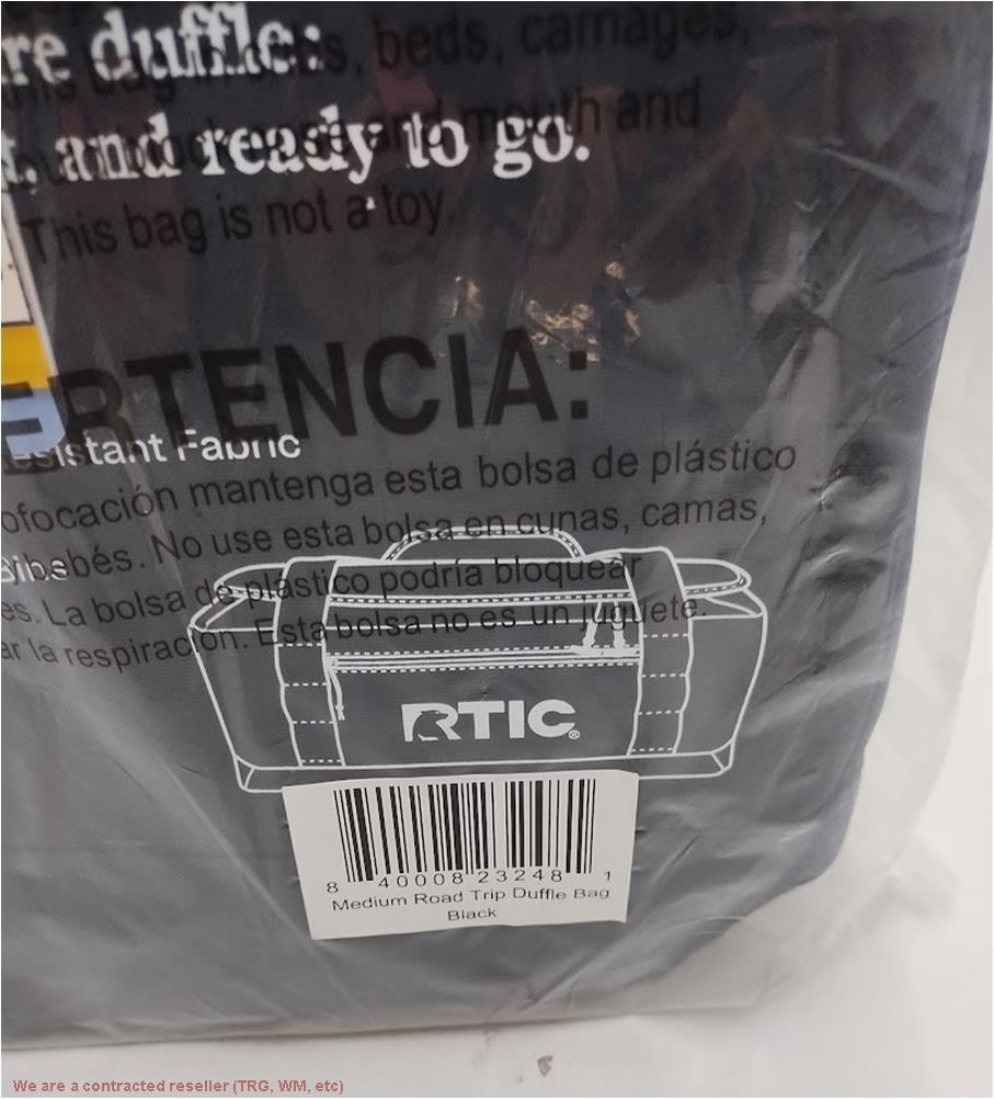 RTIC Outdoors Medium Carry On Structured Collapsible Duffel Bag – Black
