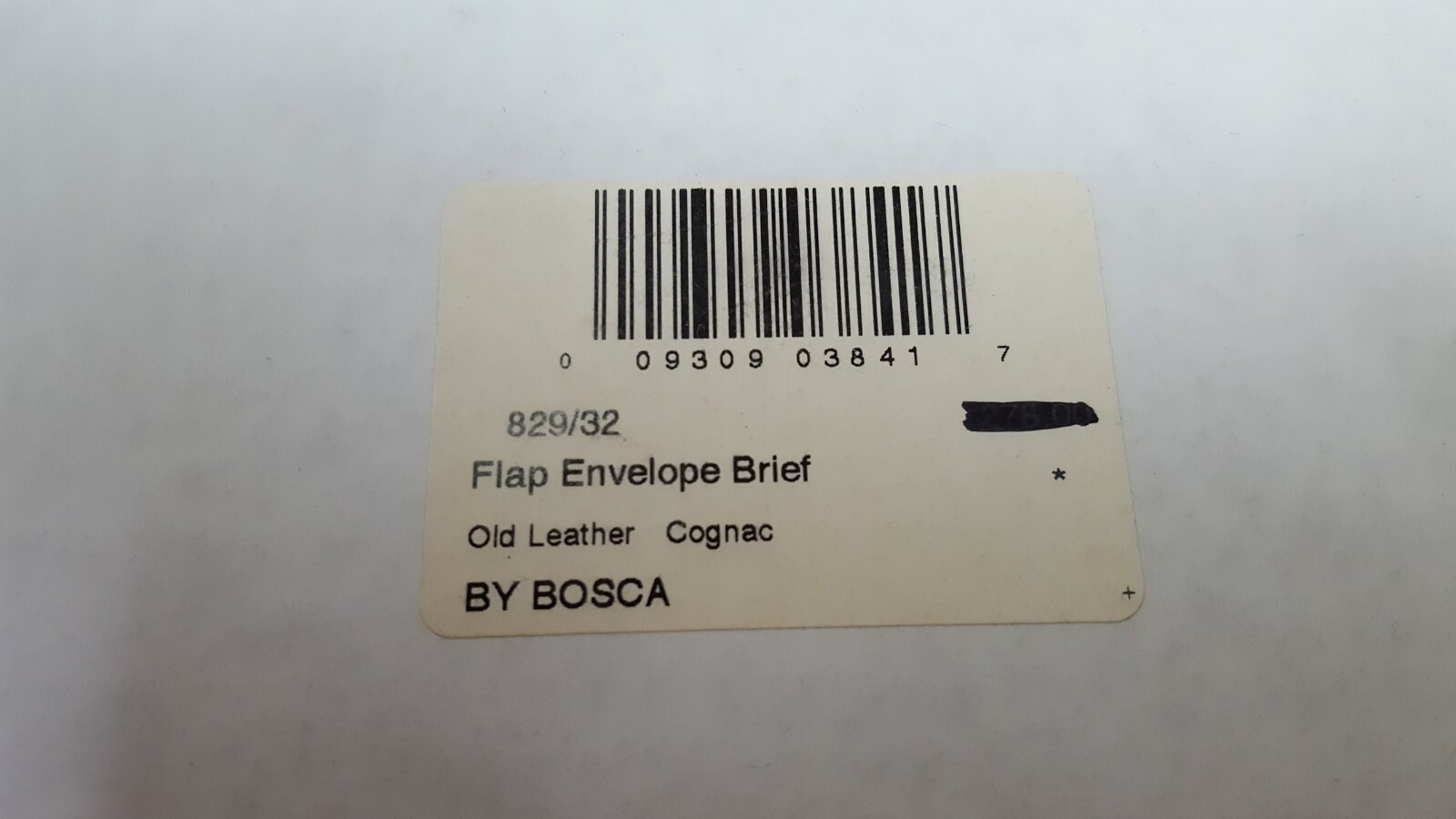 Bosca Old Leather Flap Envelope Brief – Cognac NEW in BOX! 829/32 009309038417