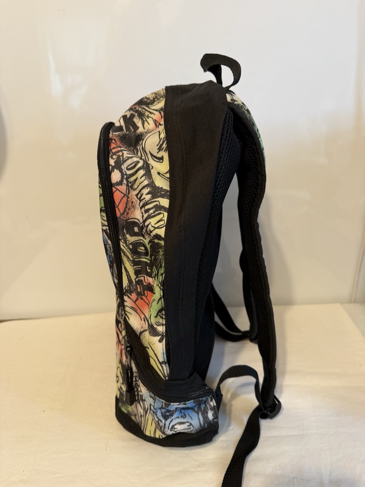 vintage Marvel Comics Backpack School Laptop Bag 2012 Ironman Hulk Spiderman