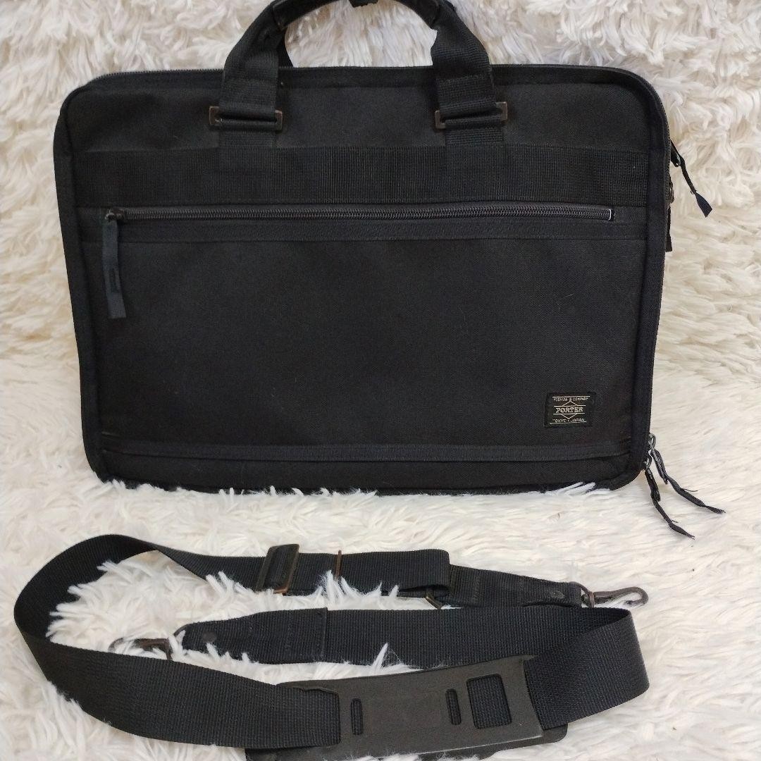 Authentic Porter Yoshida Bag 2Way Briefcase Business Bag Black 42cm**Optimized