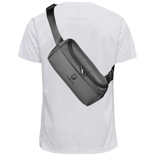 Compact EDC Sling Bag, Minimalist Crossbody Bag S for Fits iPad Mini Gray