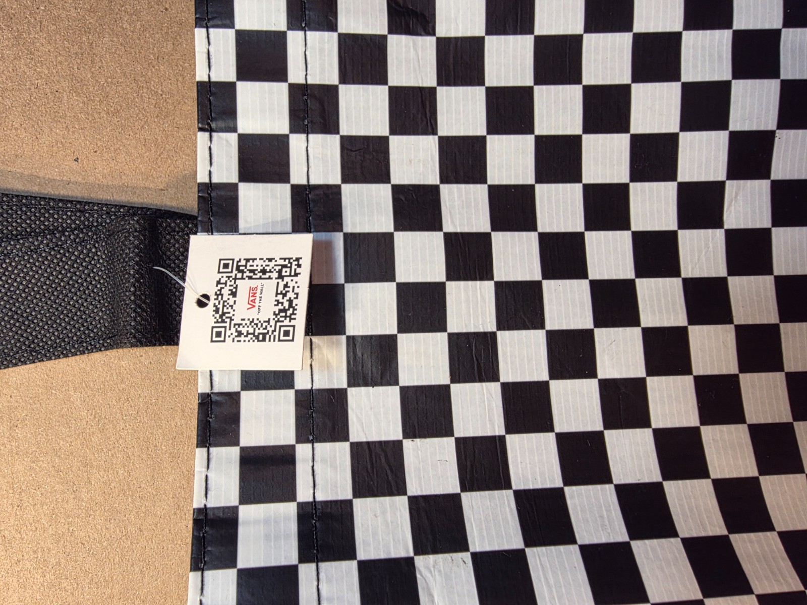 Vans Off the Wall Checkerboard Reusable Tote Bag