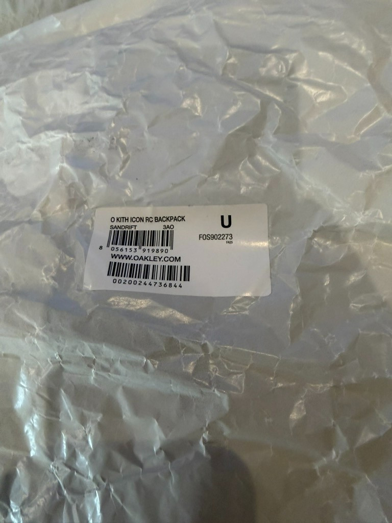 Brand New Kith x Oakley Icon RC Backpack Veil