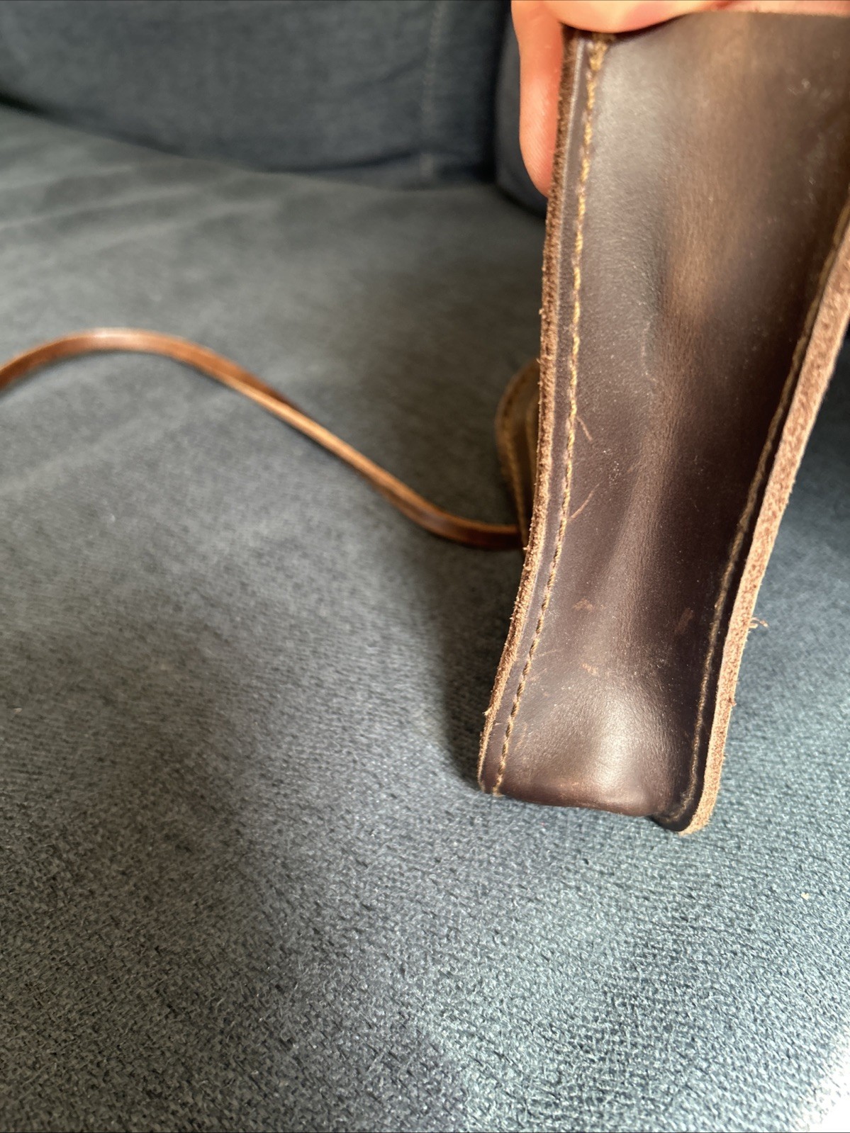 Saddleback Leather Co. Leather Cable Bag Organizer Pouch Brown