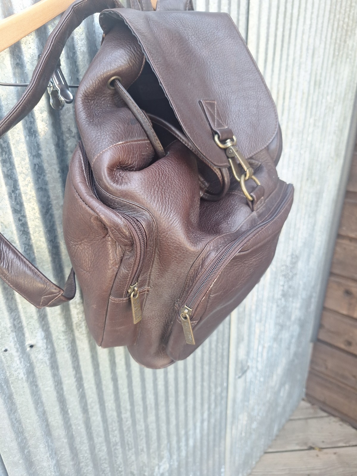 Wilson Leather brown Backpack