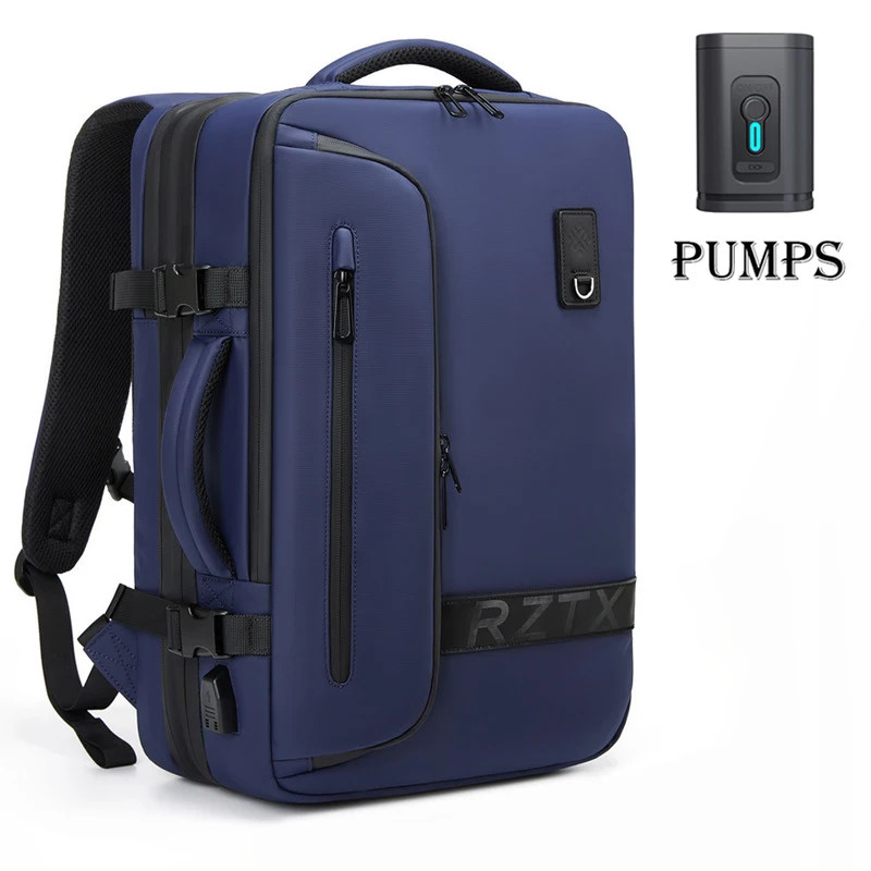 Vacuum Compression Travel Backpack USB Charging Large Capacity Hiking Bag