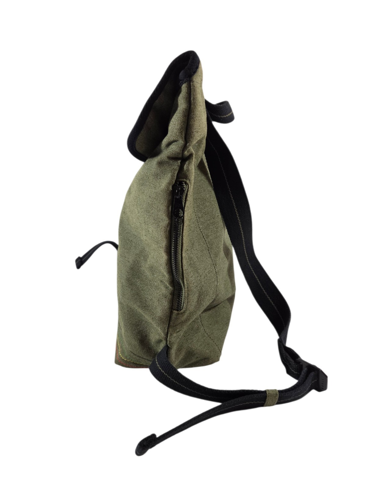 House Of Marley Hemp Bag Bob Marley Back Pack Olive Green Adjustable Straps