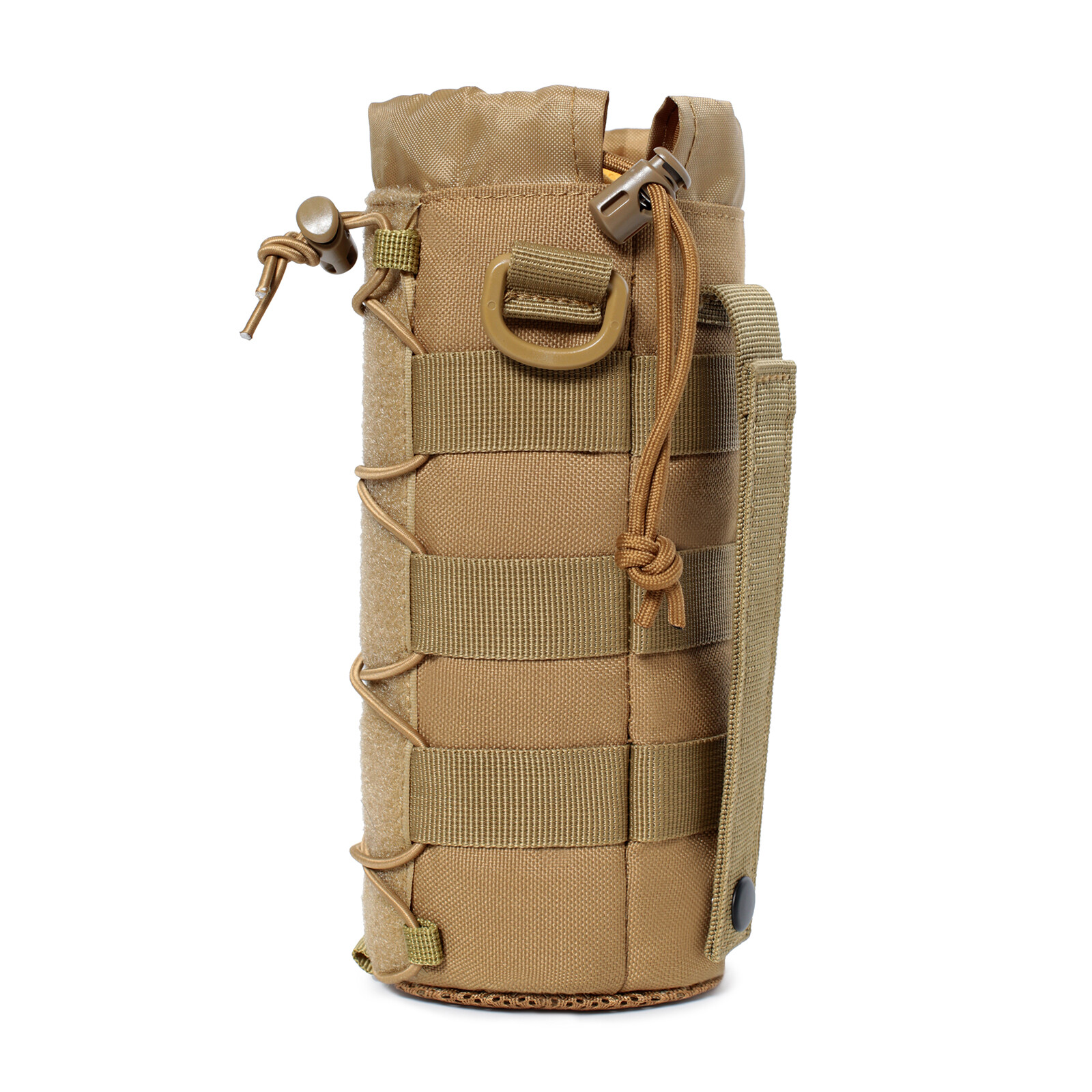 Tactical Molle Water Bottle Pouch Holder Outdoor Men’s Kettle Carrier with Strap