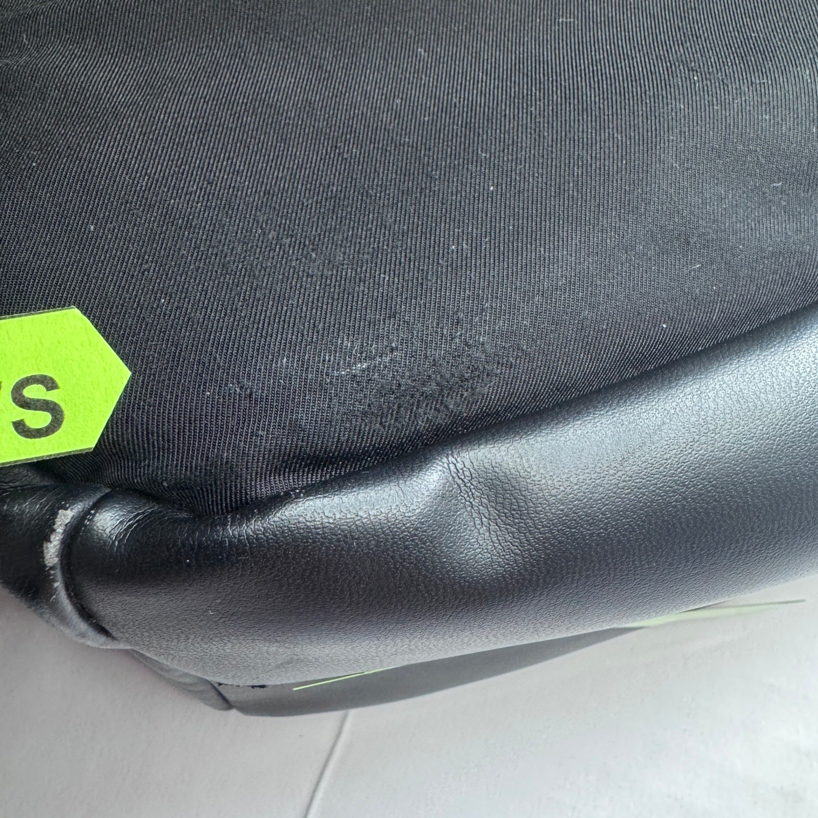 Zara Black Rubberized Minimalist Backpack Matte X-Buckle Techwear Bag