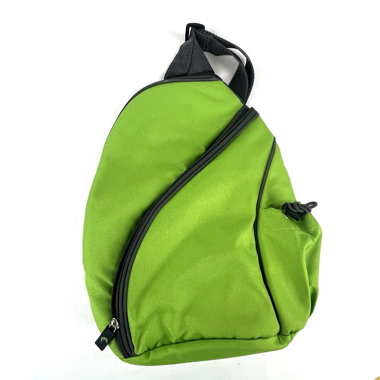 LIME GREEN INSULATED SLING PACK BAG SMALL 10X13X3 Hiking Gear Park Picnic