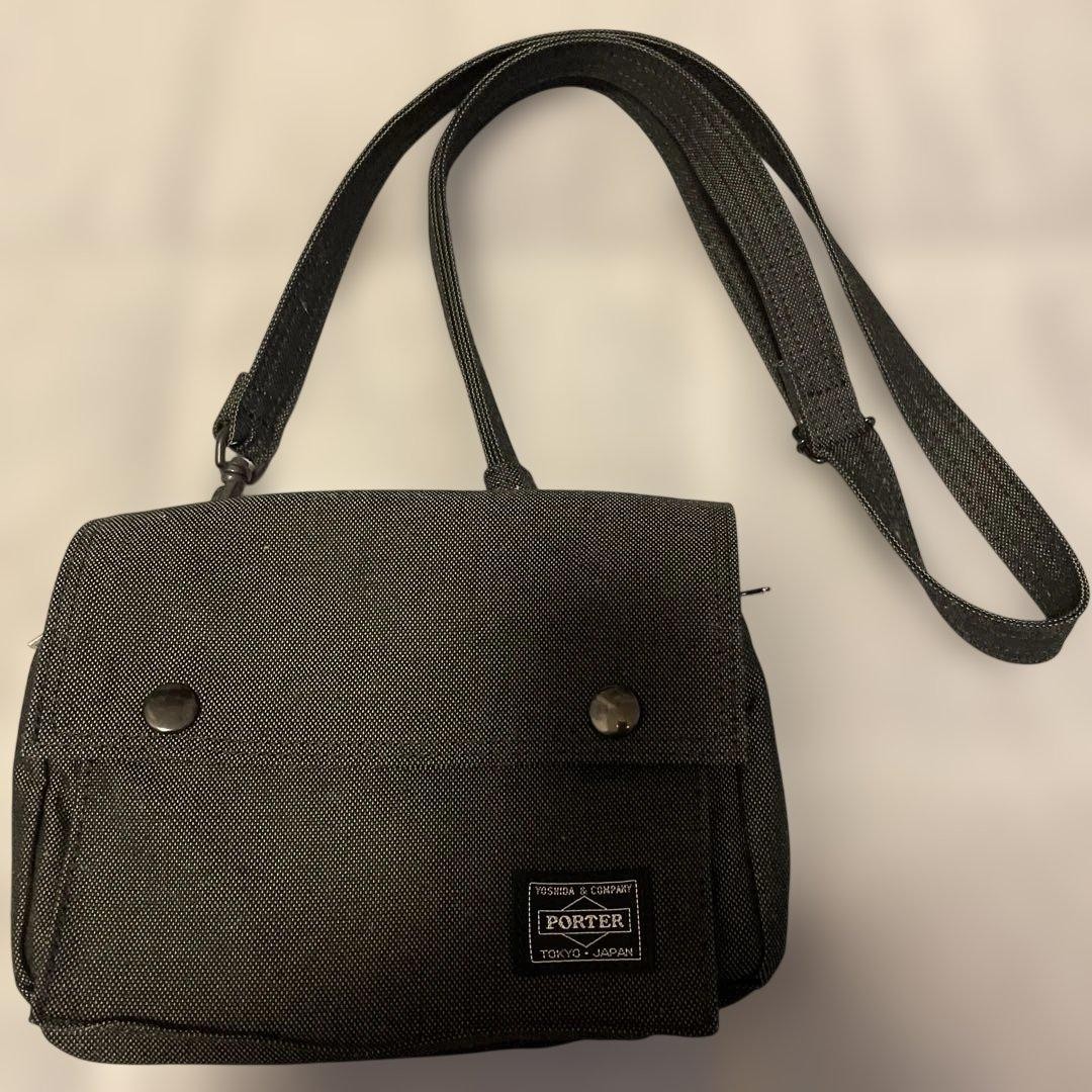 Authentic Porter Shoulder Bag 22cm x 16cm x 8cm Black Men’s Fashion Excellent Co