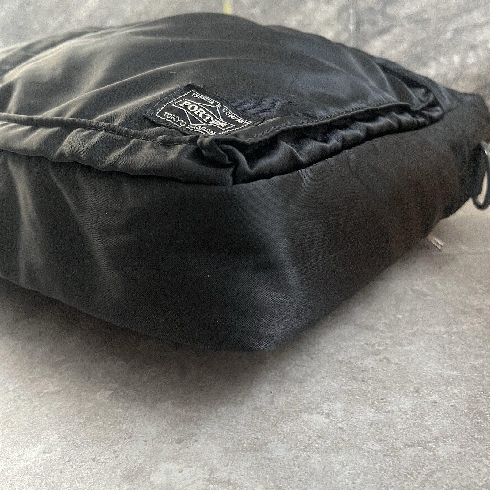 Porter Yoshida tanker briefcase helmet bag black bag nylon made in japan A4