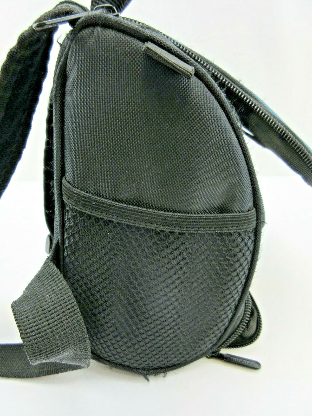Nintendo Backpack Black Zippered Pockets Adjustable Straps Game Tote Case