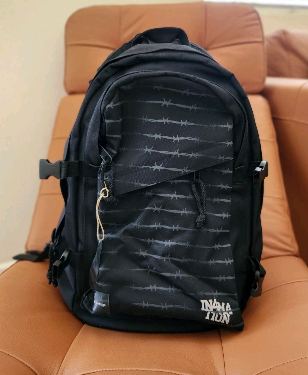 Black Backpack School/travel M Multiple Spaces Waist strap Knowledge New