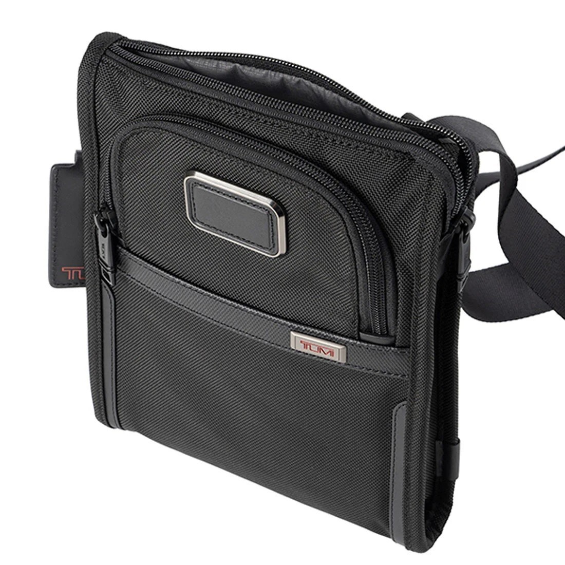 🎒 NEW TUMI Alpha 3 Pocket Bag Small Black Crossbody Shoulder Travel Bag