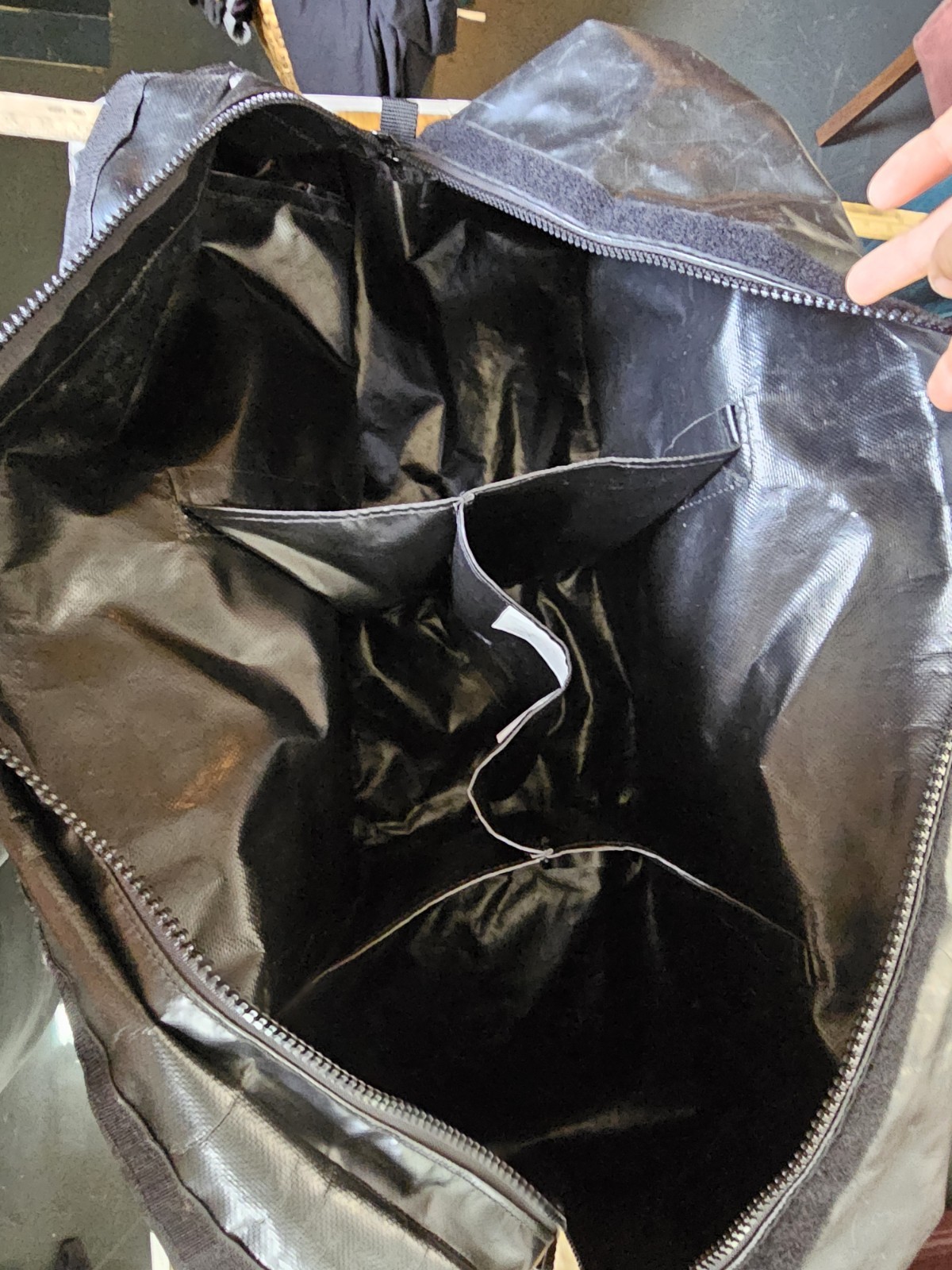 Tuff Bag M-3 Large Black Waterproof Vinyl Bag Offshore Hunting Camping 12x12x30