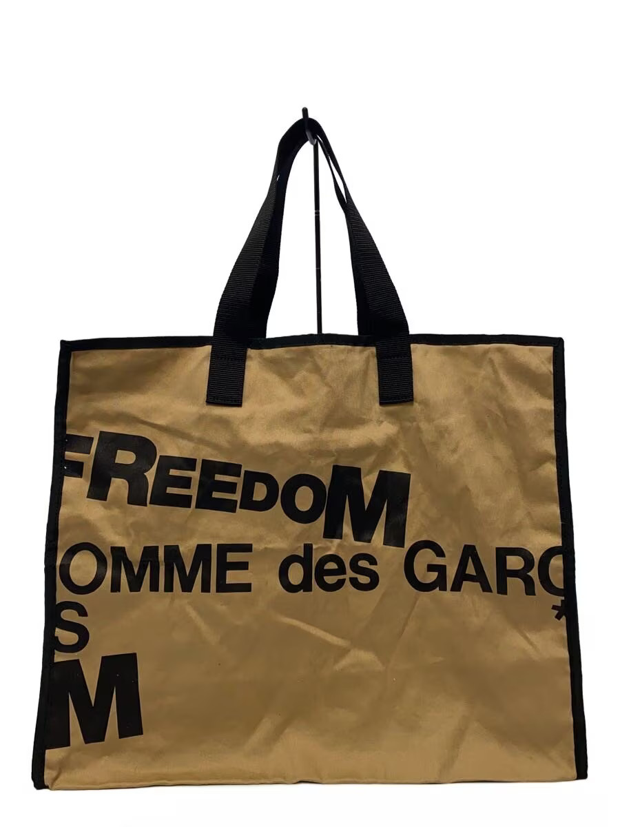COMME des GARCONS Tote Bag, Cotton, BEG OL-K 201