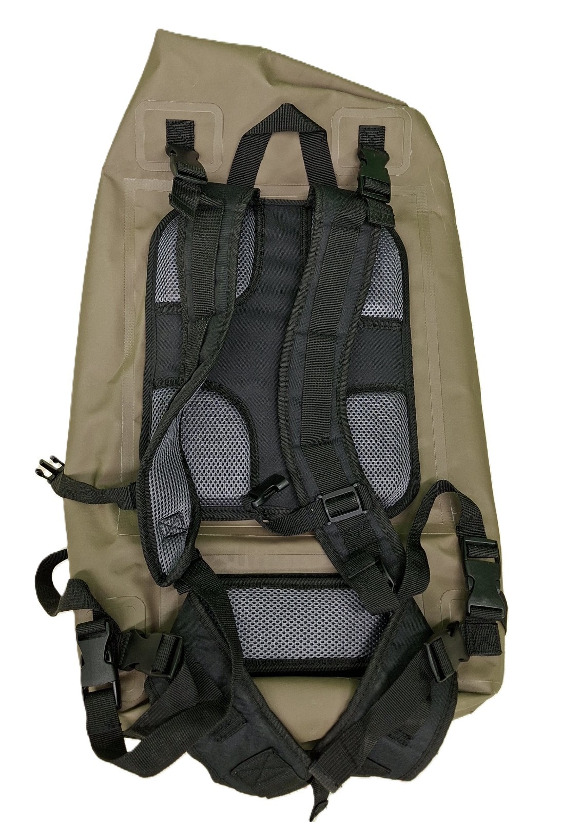Rivers Edge 40L Waterproof Dry Backpack 4772 Earth