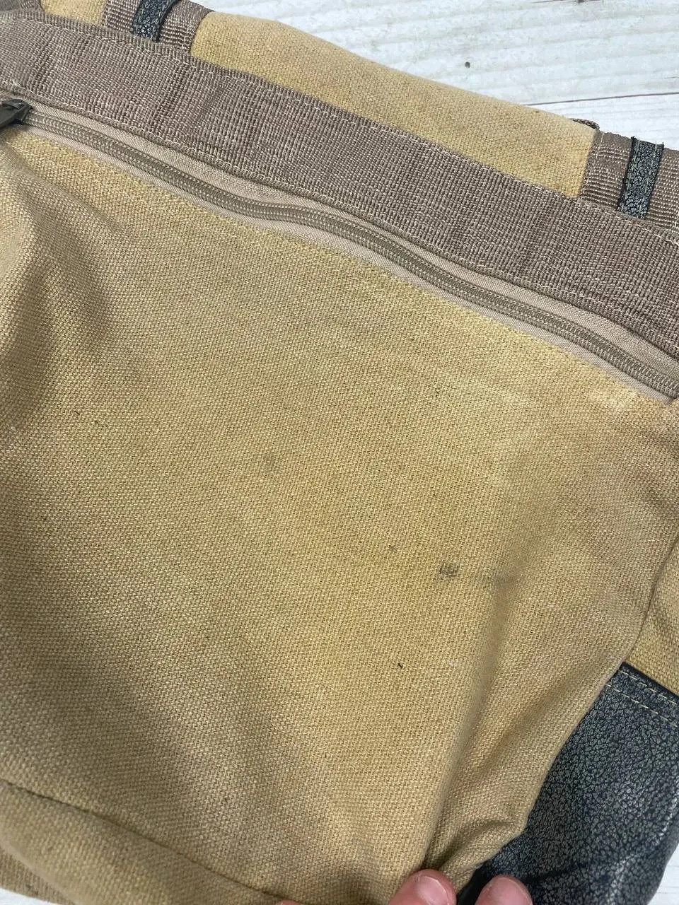 Vintage Diesel Shoulders Bag 90s Men Beige